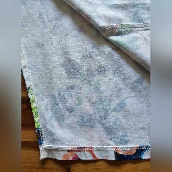 gLARE Multicolored Floral Plunging V Neck Dress - Picture 15 of 16